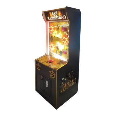 China Caribbean Game Machine Wood Frame Hotselling War For Sale Push Redemption Ticket Coin Operated Game Machine for sale