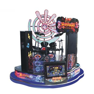 China Interesting Adult Metal+Wood Arcade Games Music Machine 5d Simulator With Rotating Style For Sale for sale