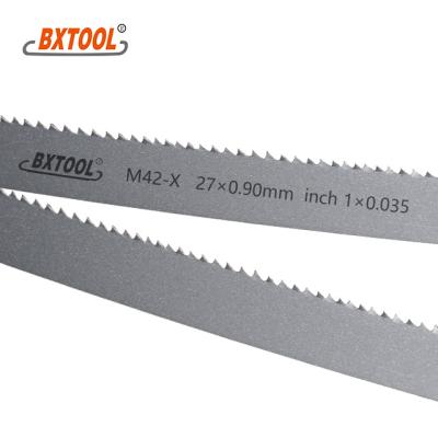 China Long Cutting M42 34x1.1mm Working Steel Band Saw Blade for sale