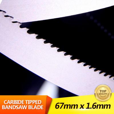 China Long Working Tungsten Carbide Bandsaw Blade Metal Cutting Blade Band Carbide Slant Saw Blade for sale