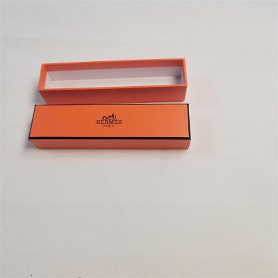 China Fashion Eco Cardboard Paper Jewelry Set Box Ribbon Butterfly Jewelry Box Shipping Packaging Orange Jewelry Gift Box for sale