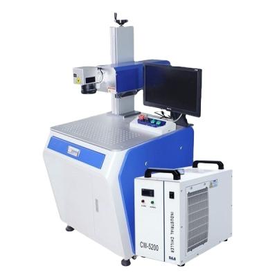 China Water Cooled Machine 3w 5w 10w UV Glass Dating Marking Laser UV Laser Engraving Machine for sale