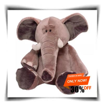 China Cute Plush Factory Cartoon Elephant Doll Kids Birthday Gift Animal Stuffing Plush Toys Long Nosed Elephant Plush Toys for sale