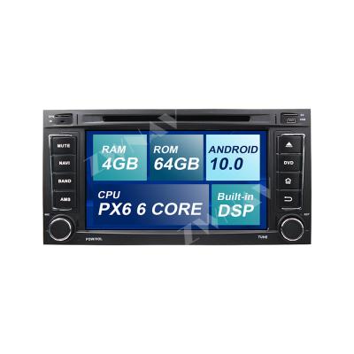 China Carplay/lutooth-enabled/RDS/HD1080P Veido Android 10.0 Car Multimedia Player For Volkswagen Touareg 2003-2010 T5 2009-2010 navi head unit IPS radio stereo touch screen for sale