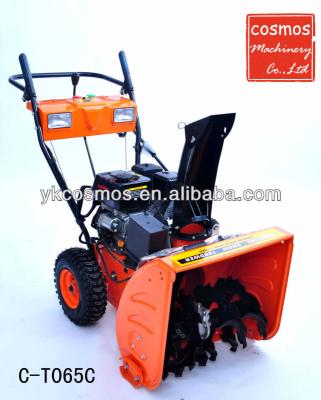 China 6.5hp Gasoline Electric Start Snow Blower / Snow Thrower 3.6L (0.95 US Gallons) for sale