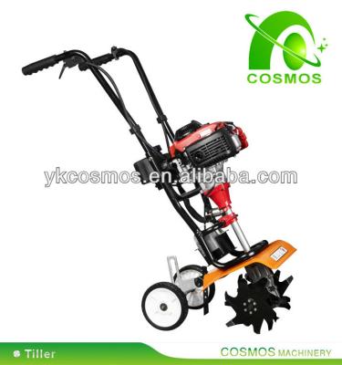 China Hot Sale Mini 2.2HP 2-Stroke Cultivated Garden Electric Start Garden Tillers for sale