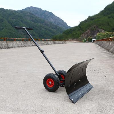 China Portable Hand Push Small Walk Behind Snowplow for sale