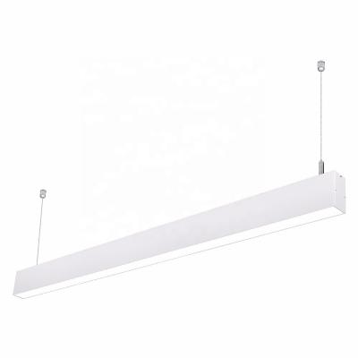 China Modern Linkable 60W LED Wall Pendant 120mm Aluminum Strip Led Linear Bay Light for sale