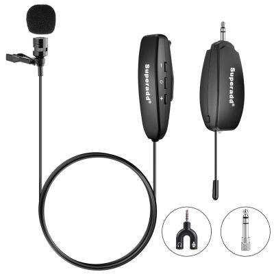 China Voice Recording Superadd Wireless Lapel Lavalier Microphones Ideal For Speakers, Fitness, Phones, Cameras for sale