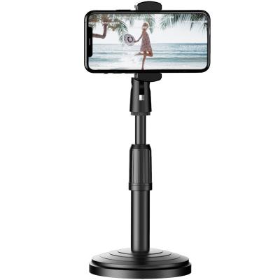 China ABS HolderWatch Material Smartphone TV and Live Show 360 Degree Rotating Home Office Mobile Phone Adjustable Desk Stand for sale