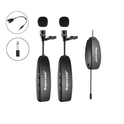 China Voice Recording Lapel Microphone Studio Microphone Condenser Wireless Speaker with Wireless Microphone for sale