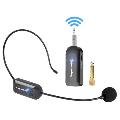 China Microphone Mini Wireless Headset Microphone Professional 2.4G Mic For Teachers Meeting Wireless Headset for sale