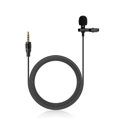 China Perfect Sound Professional Grade Mini 3.5Mm Usb Wired Lavalier 2M Lapel Microphone For Android Iphone for sale