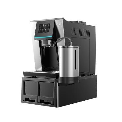 China Hi-tech hotel touch screen function coffee machine for cafe for sale