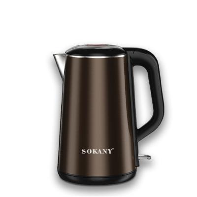 China 360 Degree Rotation Base Sokany Electric Kettle Controller Thermostat 2.2l Water Pot for sale