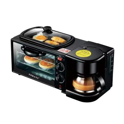 China Sokany New Product 3 In1 Breakfast Makers Multi Function Breakfast Overheating Machine for sale