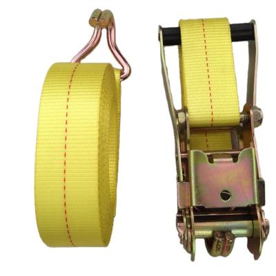 China Wholesale Retractable Strap Down Ratchet Crash Emergency Lashing Down Belt Ratchet Tie Down for sale