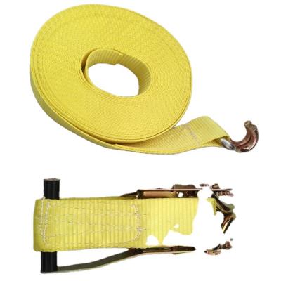 China Good Quality Rescue Crash Ratchet Tie Down Ratched Tie Down Strap Truck Tie Down With Ratchet Buckle for sale