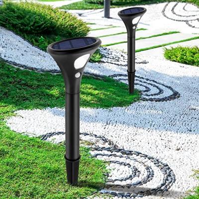 China New Outdoor Solar LED Landscape Garden Pathway Lights with Pir Motion Sensor for sale