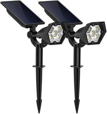 China LANDSCAPE Adjustable 180 Angle And Waterproof 5 LED Solar Outdoor Spot Lights for sale