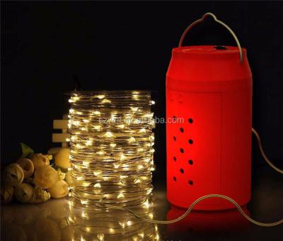 China Solar String Lights Custom Holiday Wedding Party Decorations Battery Operated Led Outdoor Led Christmas String Light for sale