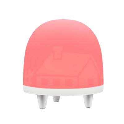 China Cute Kids Silicone Cute USB Rechargeable Led Nursery Night Light Lamp For Best Gift for sale