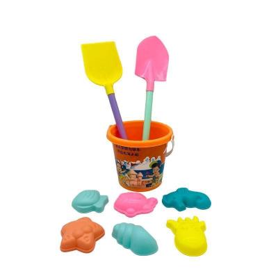 China Sand Beach Play Set High Quality Children's Beach Toy Set Beach Bucket Sand Shovel Summer Outdoor Dredging Toys for sale