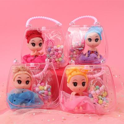 China Exquisite Educational Toys Wholesale Children's DIY Handbag Set Puzzle Handmade Jewelry Making Toy Girl Handmade DIY Doll Set Materials for sale