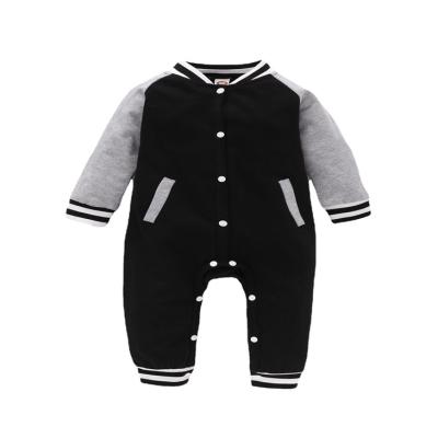 China 2021Autumn Cute Infant Long Sleeve Baby Romper Boutique Cotton Sheer Long Sleeve Overalls Baby Romper for sale