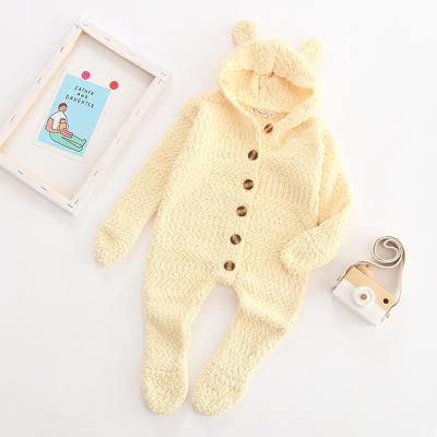 China Long Sleeve Baby Clothes Winter Cartoon Baby Rompers Wholesale Newborn Baby Clothes Boutique for sale