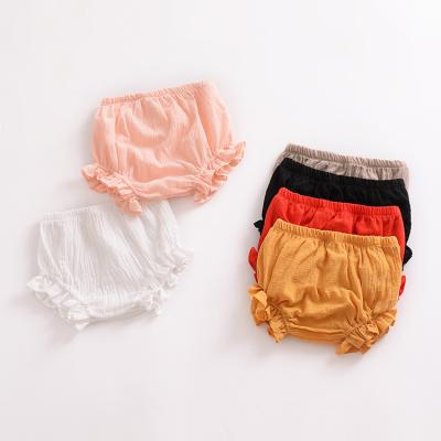 China Breathable European Cotton Baby Floating Empty Bloomers Ruffle Abbreviations Kids Girls Baby for sale