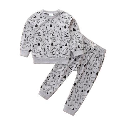 China New Style Boys Fashion Suit Long Sleeve Baby Sweatshirt Kids Boys Clothing Sets Casual Casual Kids Clothes for sale