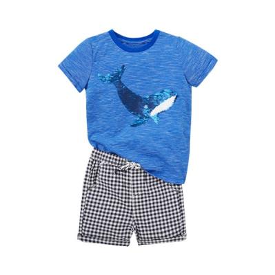 China 2020 wholesale casual baby boy clothes sets hot trend cotton loungewear 2-7years boy clothing sets for sale