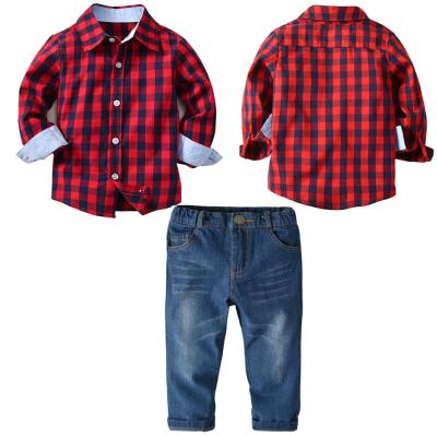 China Chinese style children's clothing 2019 spring toddler boys clothes gentleman outfit baby boy dress clothes for sale