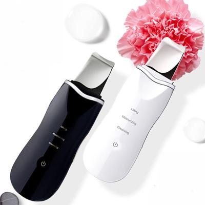 China Portable beauty supplies skincare machine beauty equipment USB rechargeable ultrasonic skin scrubber for sale