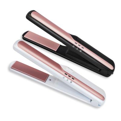 China Mini Flat Iron Cordless Ceramic Hair Curler Wireless Hair Straightener for sale