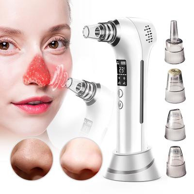 China Wireless Charging Beauty Personal Care Blackhead Removal Vacuum Pore Cleaner Blackhead Remover for sale