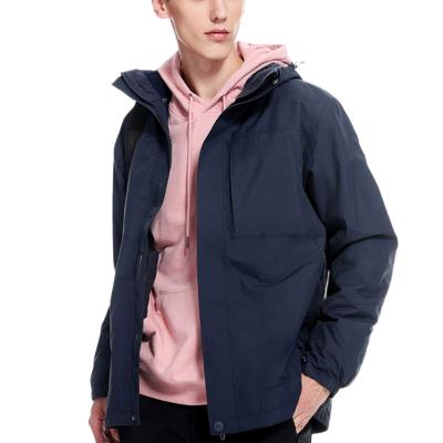 China Breathable Custom High-end Outdoor Men's Thick 3 In 1 Ski Wear Windproof Rain Jacket Coat for sale