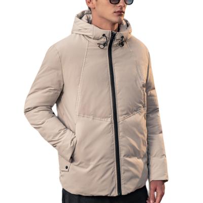 China Anti-wrinkle CustomWinter Men Coat Cotton Padded Hooded Down Coat Casual Jacket loose Outwear for sale