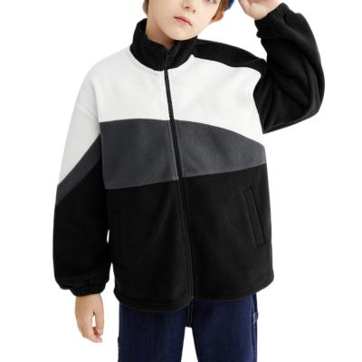 China Sustainable OEM Kids Sport Coats Custom Elastic Cuffs Cropped Padded Puffer Jacket Custom Windproof  coat For Boys for sale