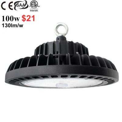 China Warehouse Factory Manufacturer High Bay Led Lighting 100 13000lm High Quality Industrial UFO Led High Bay Light for sale