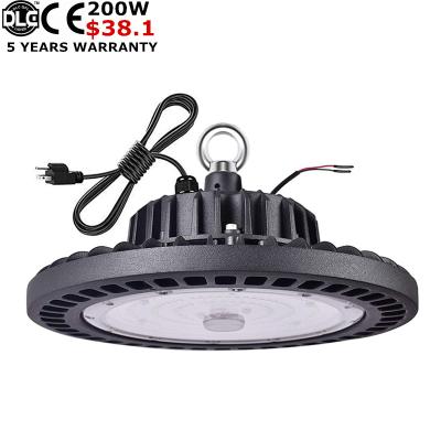 China warehouse factory price high bay ufo e27 led warehouse lights 200w ufo led high bay light for sale