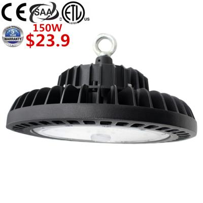 China WAREHOUSE ; FACTORY Best Selling Indoor Waterproof Ip65 Led High Bay Fixture 150W UFO Led High Bay Light for sale