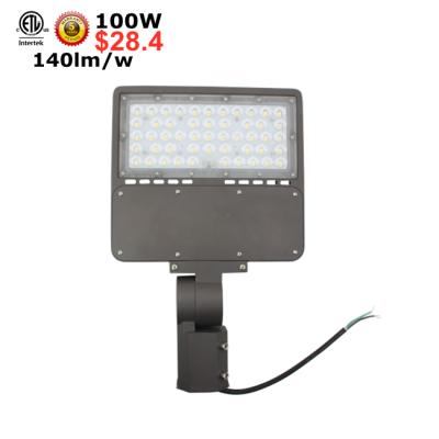 China ROAD photocell sensor dusk to dawn led parking lot light ip66 waterproof 140lm/w 100w led street light for sale