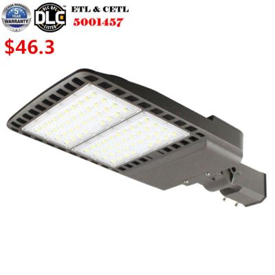 China Parking lot ETL cETL DLC 120V 347V 480V led shoe box pale area light 150w 200w led parking lot light for sale