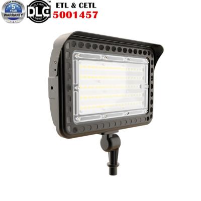 China 40w 60w 80w 100w Adjustable Knuckle Pole Mount Flood Lighting , ETL Led Flood Lights Item Type Spotlight for sale