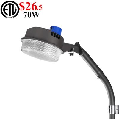 China Garden ETL DLC Gooseneck LED Garden Light ETL DLC LED Dusk to Dawn Light 50W 70W 100W 120W for sale