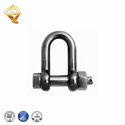 China Heavy Industry Galvanized Carbon Steel Screw Pin Anchor Shackle Working Load Limit for sale