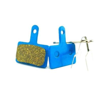 China Resin And Metal Customized Copper Fiber Resin Bicycle Disc Brake Pad for sale