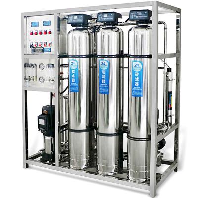 China 0.5T Hotels Reverse Osmosis System EDI Ultrapure + Two Stage Water Equipment for sale